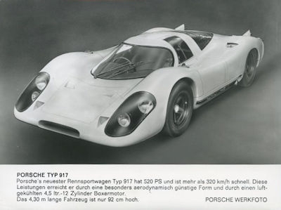 Porsche 917 presskit 3.1969