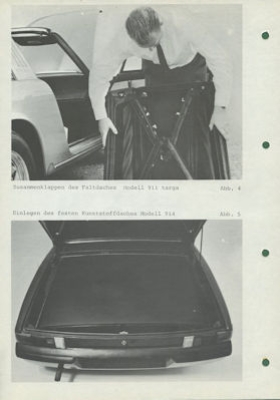 Porsche Verkaufsprogramm 1970