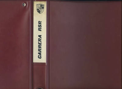 Porsche 911 Carrera RSR Bedienungsanleitung 1974