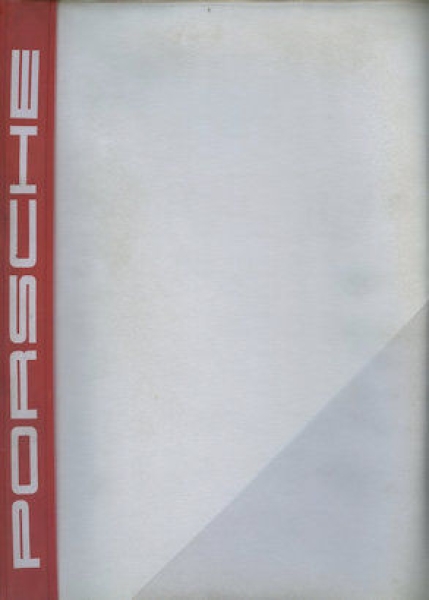 Porsche Kunststoff-Ordner 1970er Jahre