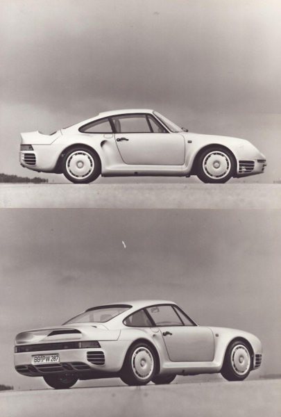 Porsche 959 Pressemappe ca. 1986