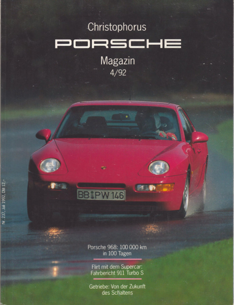 Porsche Christophorus 1992 Nr. 237