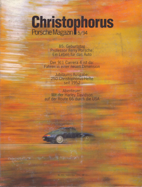 Porsche Christophorus 1994 Nr. 250