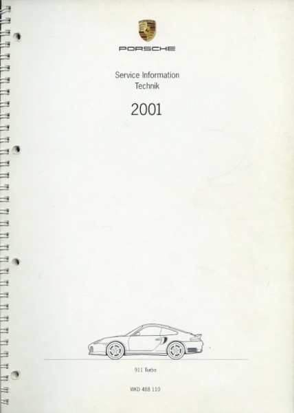 Porsche 911 Turbo Service Information Technik 2001