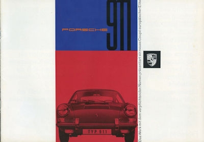 Porsche 911 Prospekt 10.1964