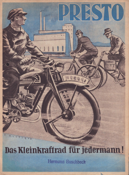 Presto Kleinkraftrad Prospekt 1936