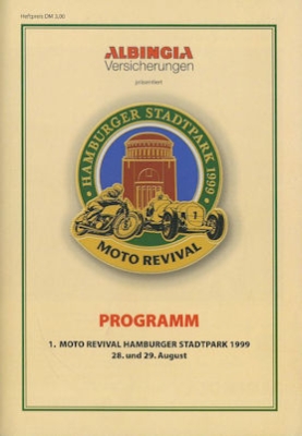 Programm 1. Moto Revial Hamburger Stadtpark 28./29.8.1999