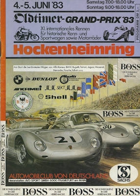 Program Hockenheimring 4./5.6.1983