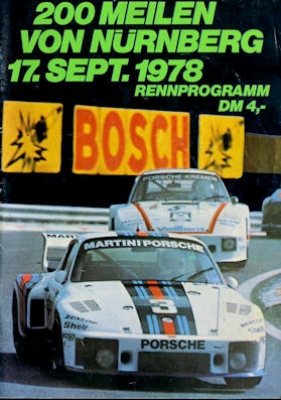 Program Norisring 17.9.1978