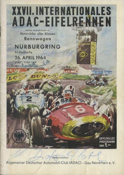 Programm Nürburgring 26.4.1964