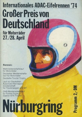 Programm Nürburgring 27./28.4.1974