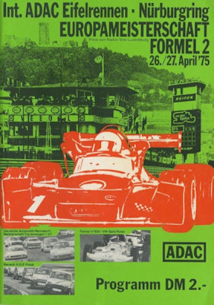 Programm Nürburgring 26./27.4.1975
