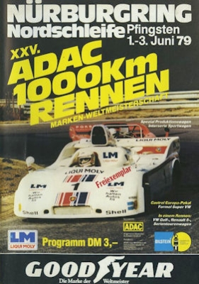 Programm Nürburgring 1./3.6.1979