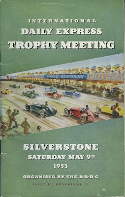 Program Silverstone Trophy Meeting 9.5.1953