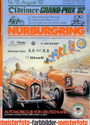 Programm Nürburgring 14./15.8.1982