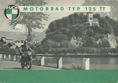 Puch Typ 125 TT brochure 1950