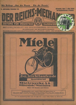 Der Reichs-Mechaniker 7.5.1930 Nr. 45