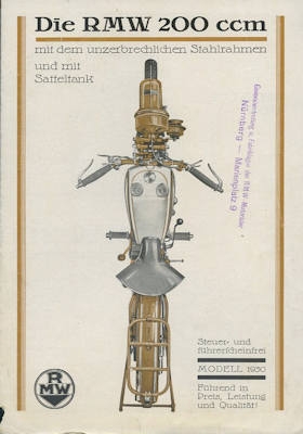 RMW 200 ccm Prospekt 1930