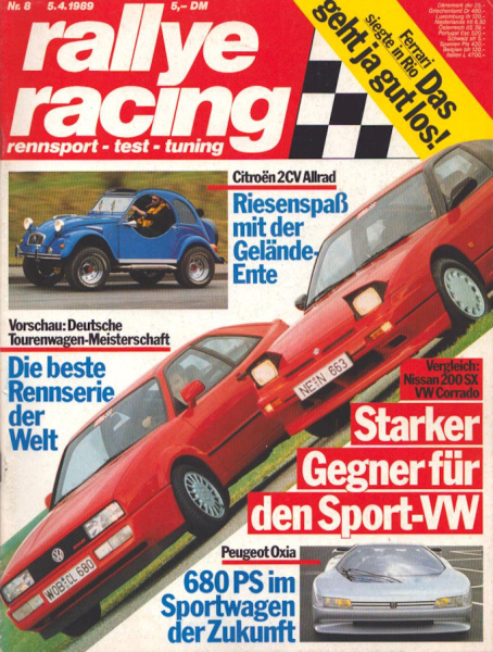 Rallye Racing 1989 Heft 8