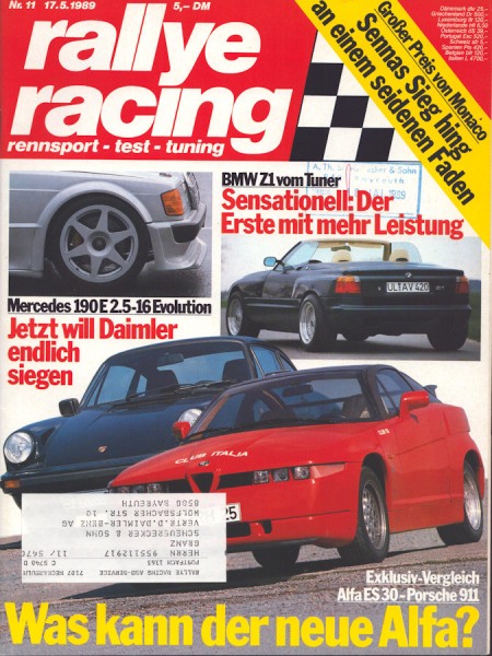 Rallye Racing 1989 Heft 11
