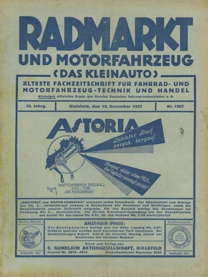Rad-Markt und Motorfahrzeug 10.12.1927 Nr. 1907