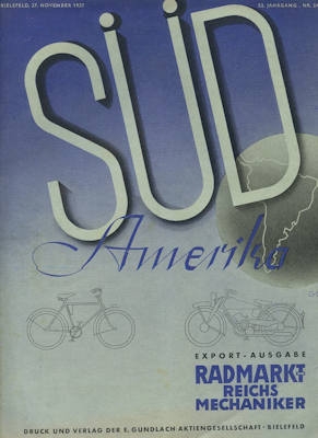 Radmarkt und Reichsmechaniker 1937 Nr. 2427