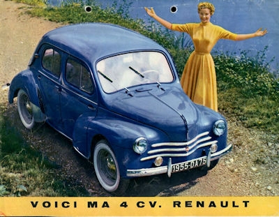 Renault 4 CV brochure 1955