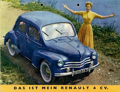 Renault 4 CV brochure 1955