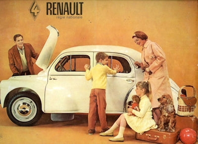 Renault 4 CV brochure ca. 1955