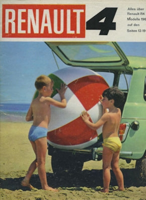 Renault 4 Prospekt 1963