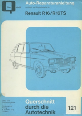 Renault R 16 repair manual 1960s