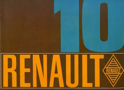 Renault 10 brochure ca. 1970