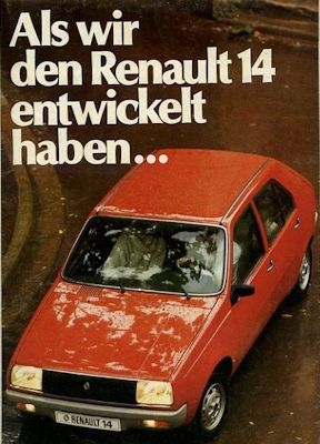 Renault 14 brochure 1976