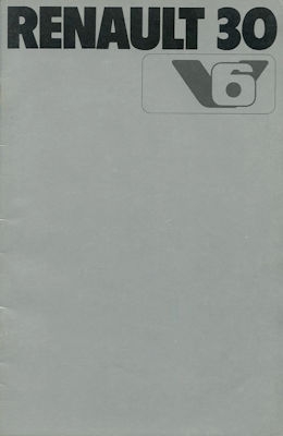 Renault 30 brochure ca. 1978