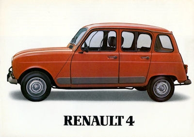 Renault 4 brochure 1980s