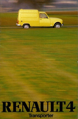 Renault 4 Transporter brochure ca. 1980