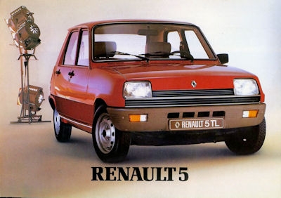 Renault 5 brochure 1980s