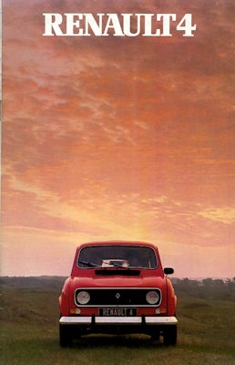 Renault 4 brochure ca. 1981