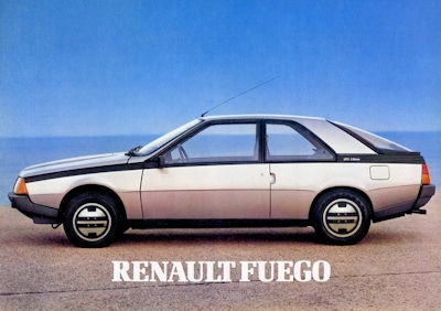 Renault Fuego Prospekt 1980er Jahre