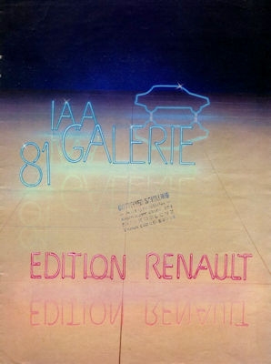 Renault Programm 1982 IAA 81