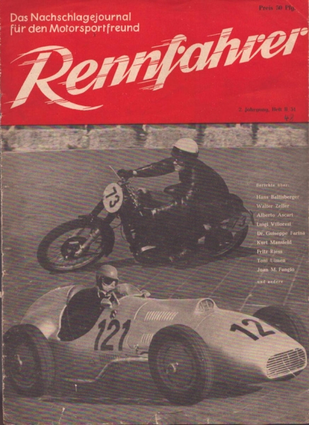 Rennfahrer 1951 Heft 2