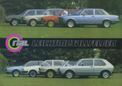 Rial Leichtmetall-Felgen Prospekt 1979