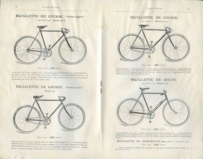 Rochet Fahrrad und Motorrad Programm 1910