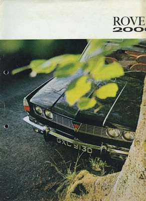 Rover 2000 brochure ca. 1966