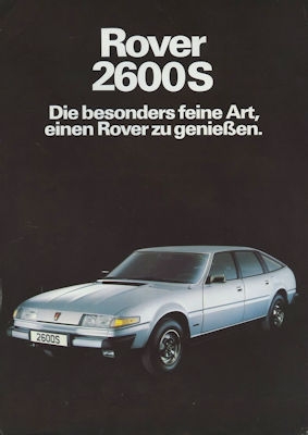 Rover 2600 S brochure 1.1981