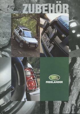 Land Rover Freelander Zubehör Prospekt 1998