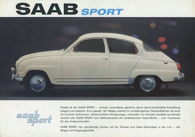 Saab Sport brochure 3.1963