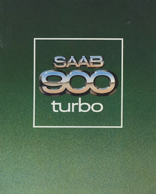 Saab 900 Turbo Prospekt 1978