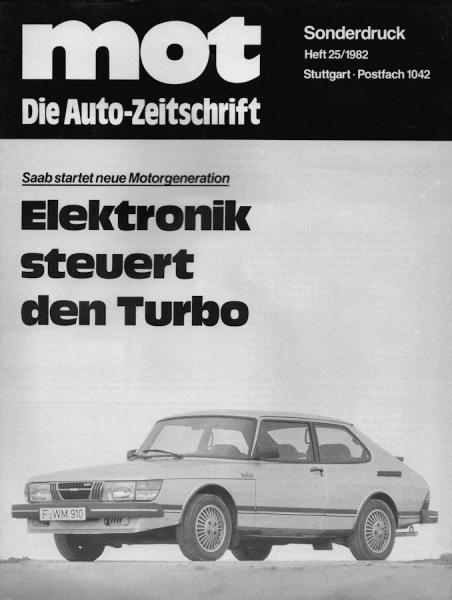 Saab 900 Turbo Test 12.1982