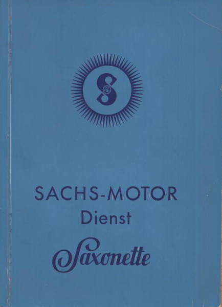 Sachs Saxonette Reparaturanleitung 12.1938 nl